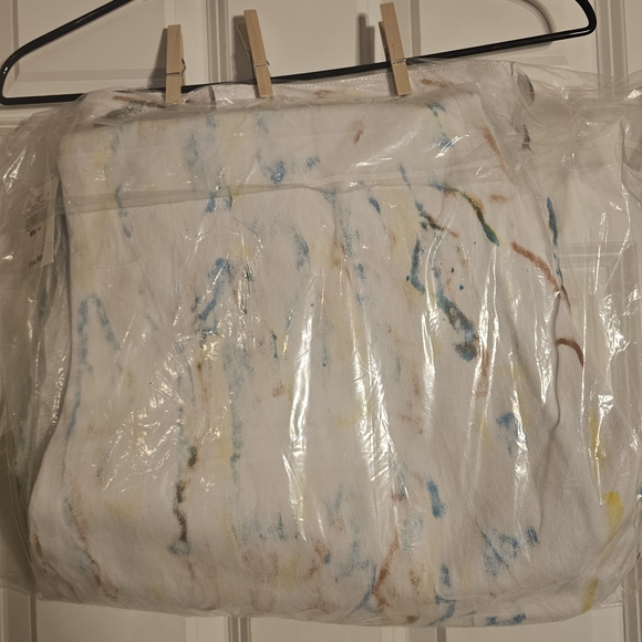 Ashley Stewart White Pants with Colorful Accents - Picture 3 of 3